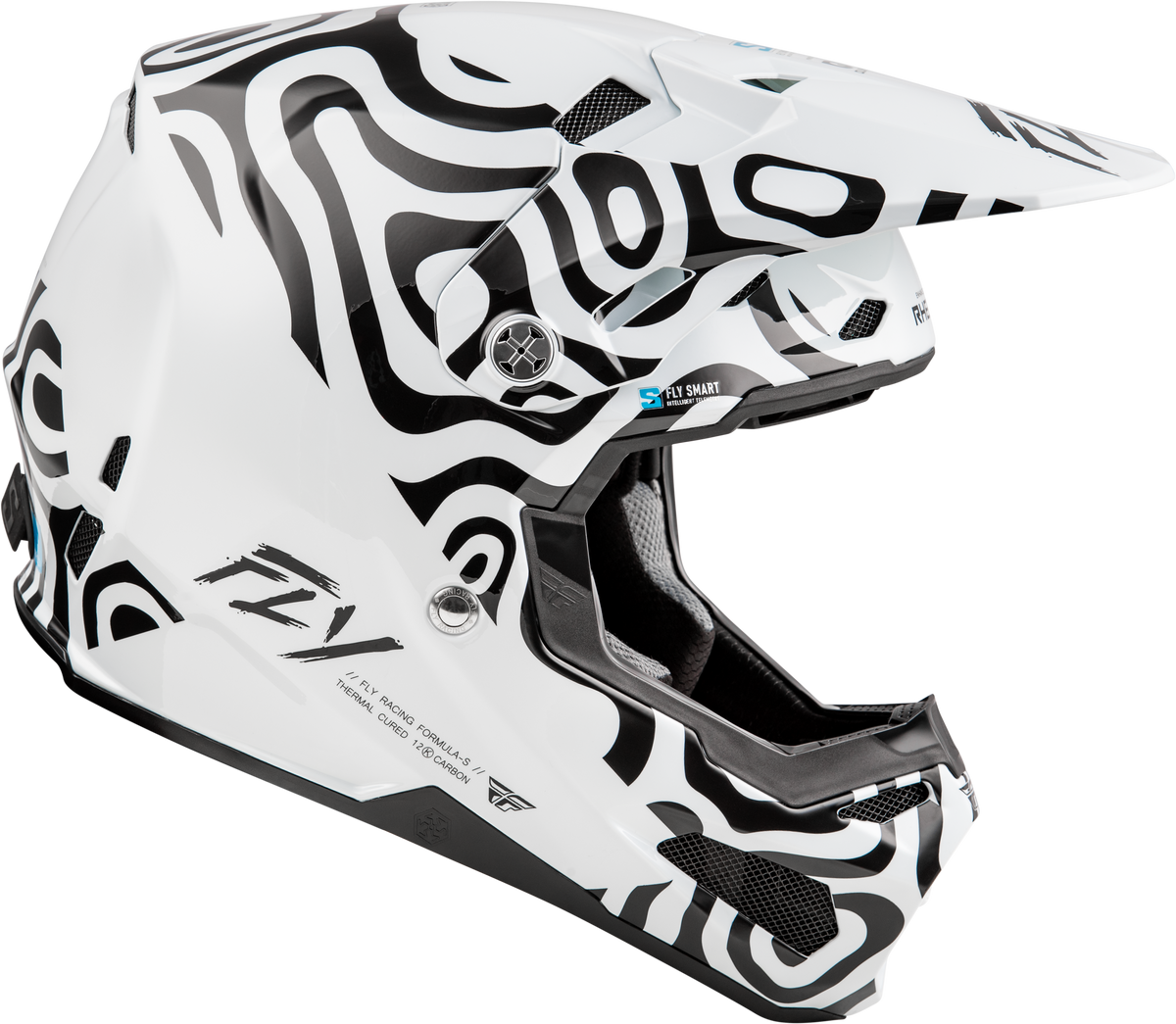 Formula S Carbon Abyss Helmet White/Black Md