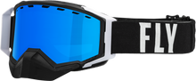Zone Pro Snow Goggle Blk/White W/ Blue Mir/Plrzd Smoke Lens