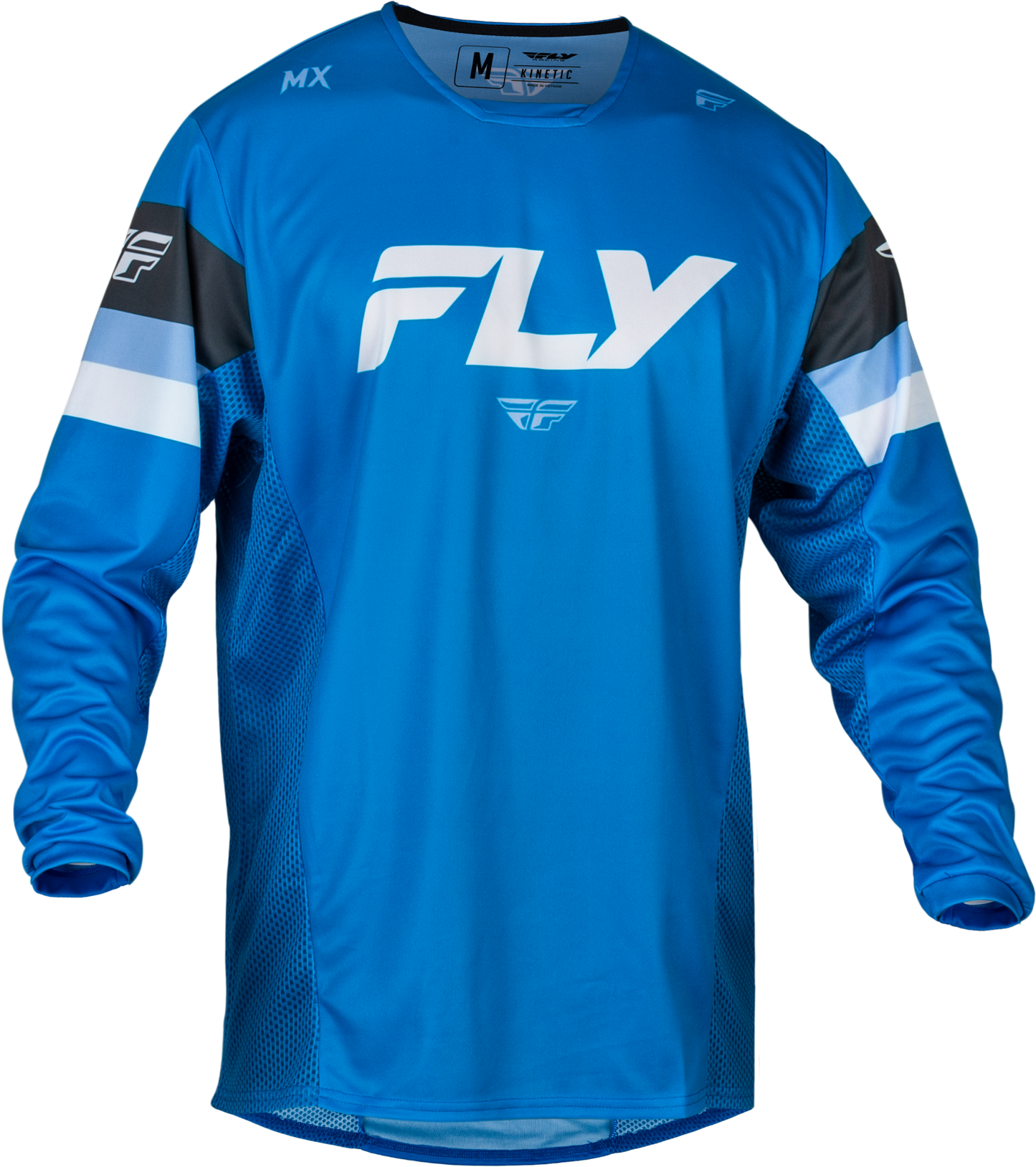 Youth Kinetic Prix Jersey Bright Blue/Charcoal/White Ym