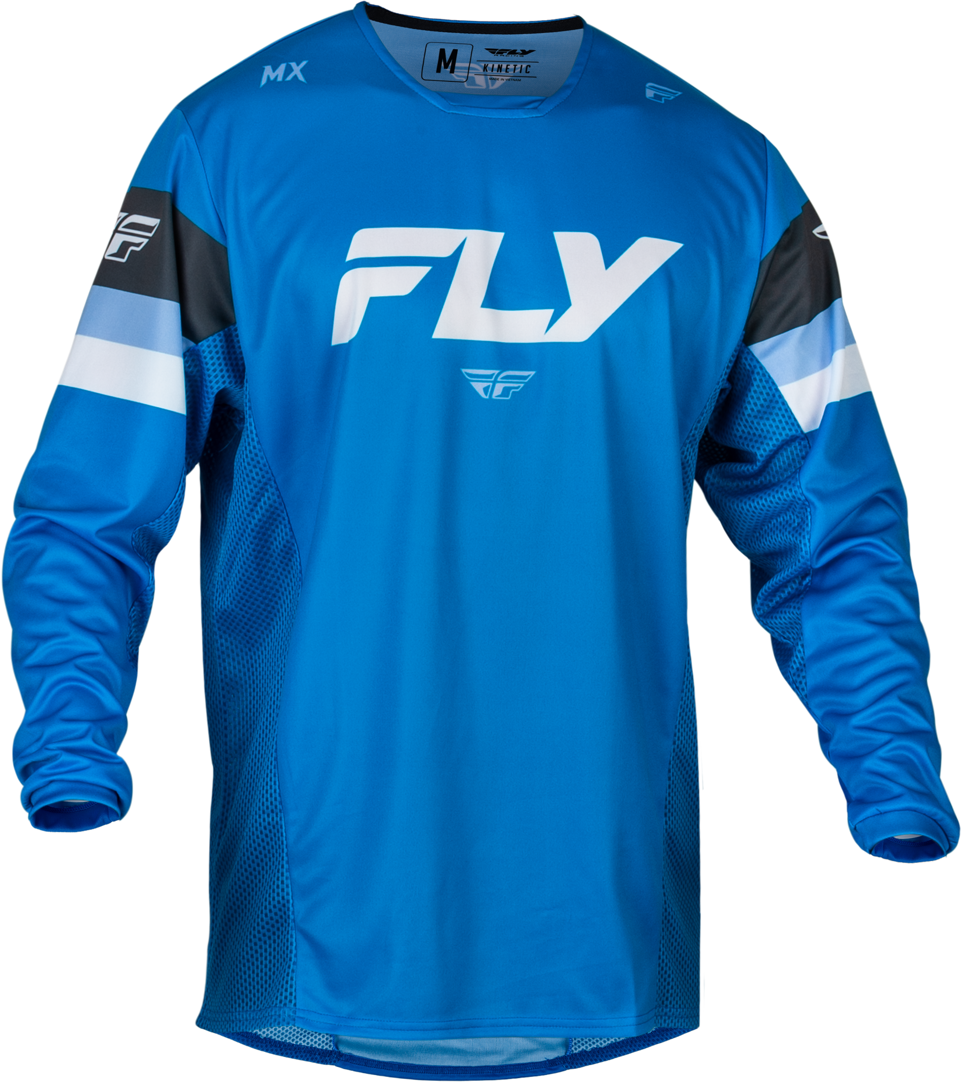 Youth Kinetic Prix Jersey Bright Blue/Charcoal/White Ym