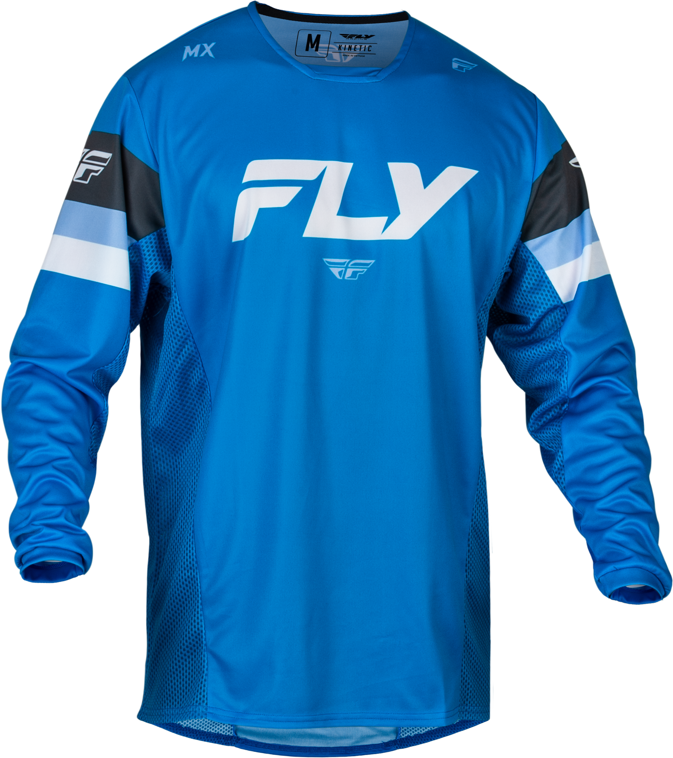 Kinetic Prix Jersey Bright Blue/Charcoal/White 2x