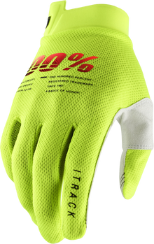 Itrack Youth Gloves Fluo Yellow Xl