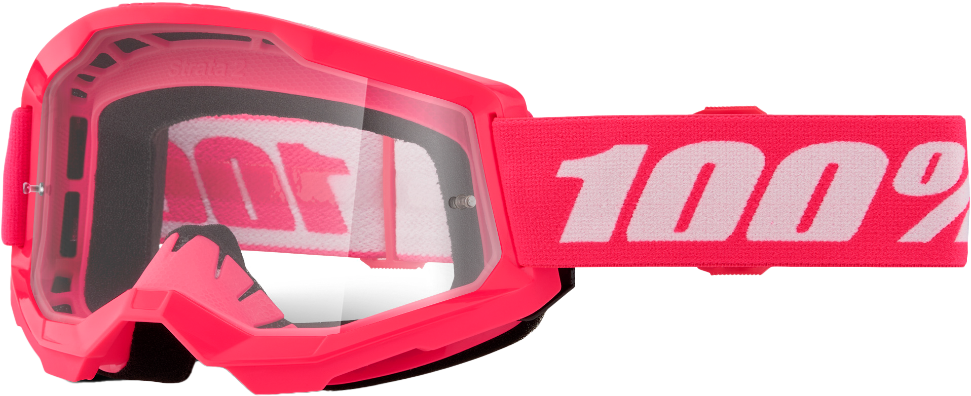 Strata 2 Goggle Pink Clear Lens