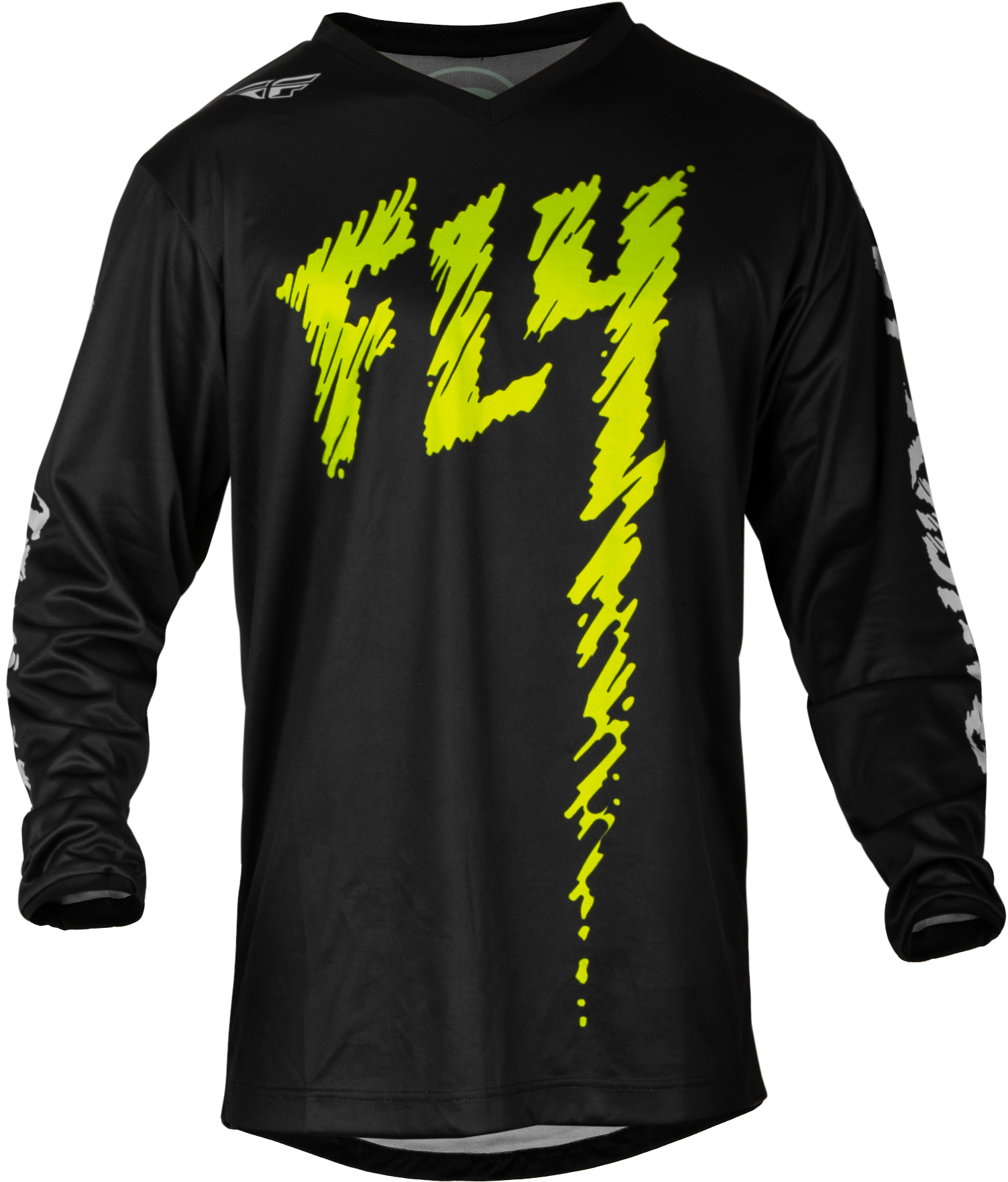 Youth F 16 Jersey Black/Neon Green/Light Grey Yx