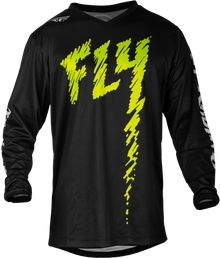Youth F 16 Jersey Black/Neon Green/Light Grey Yl