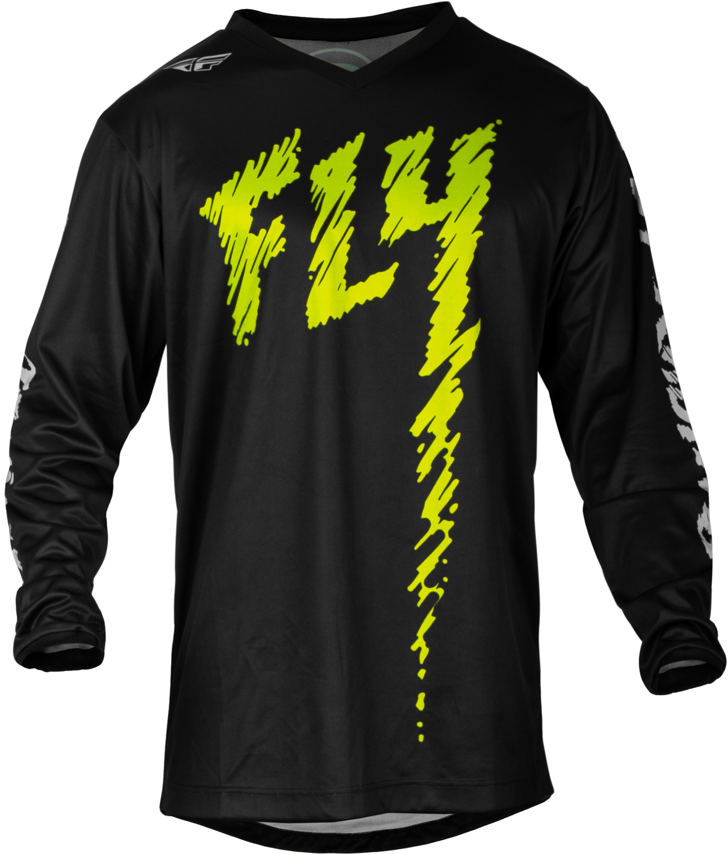 Youth F 16 Jersey Black/Neon Green/Light Grey Ym