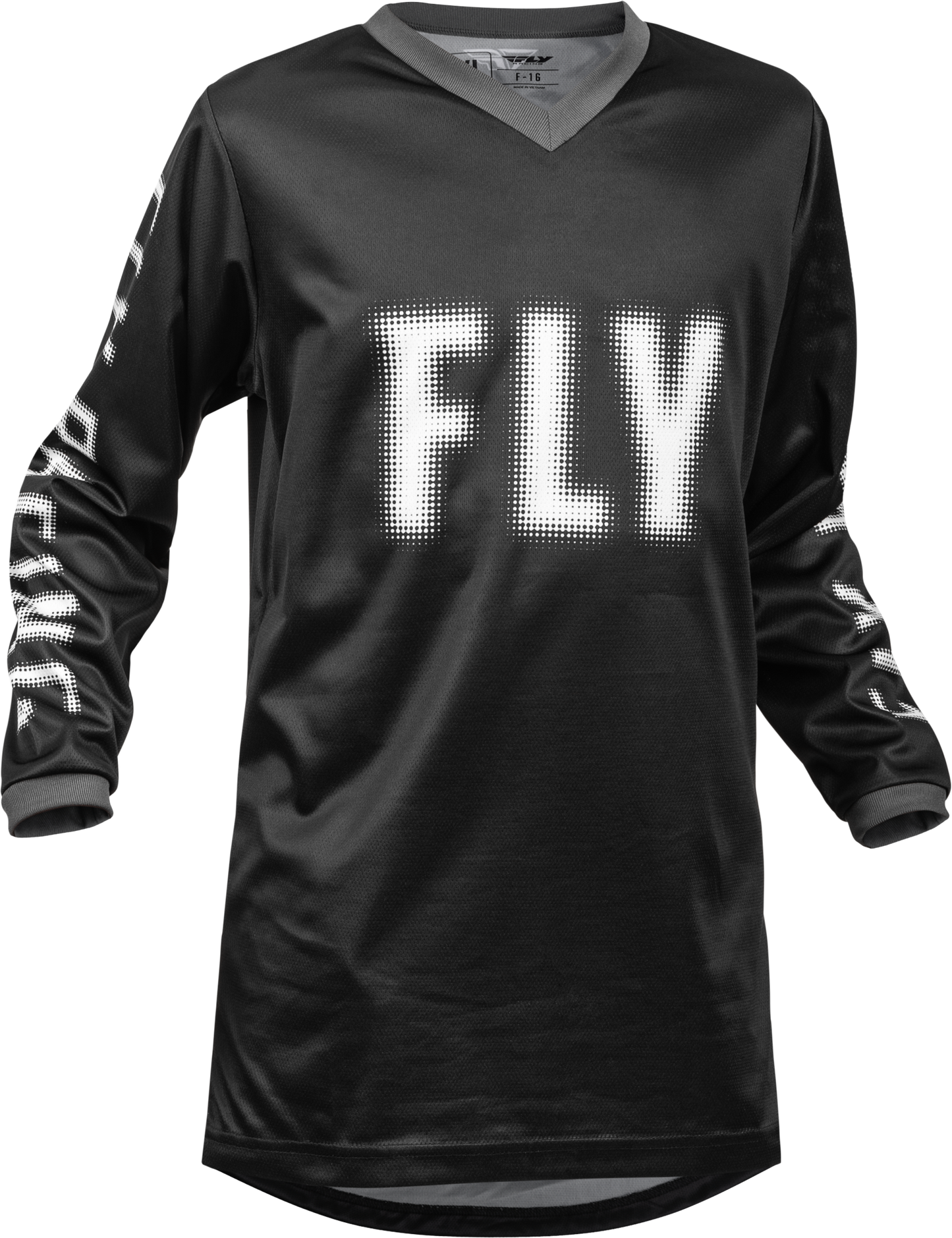 Youth F 16 Jersey Black/White Yl