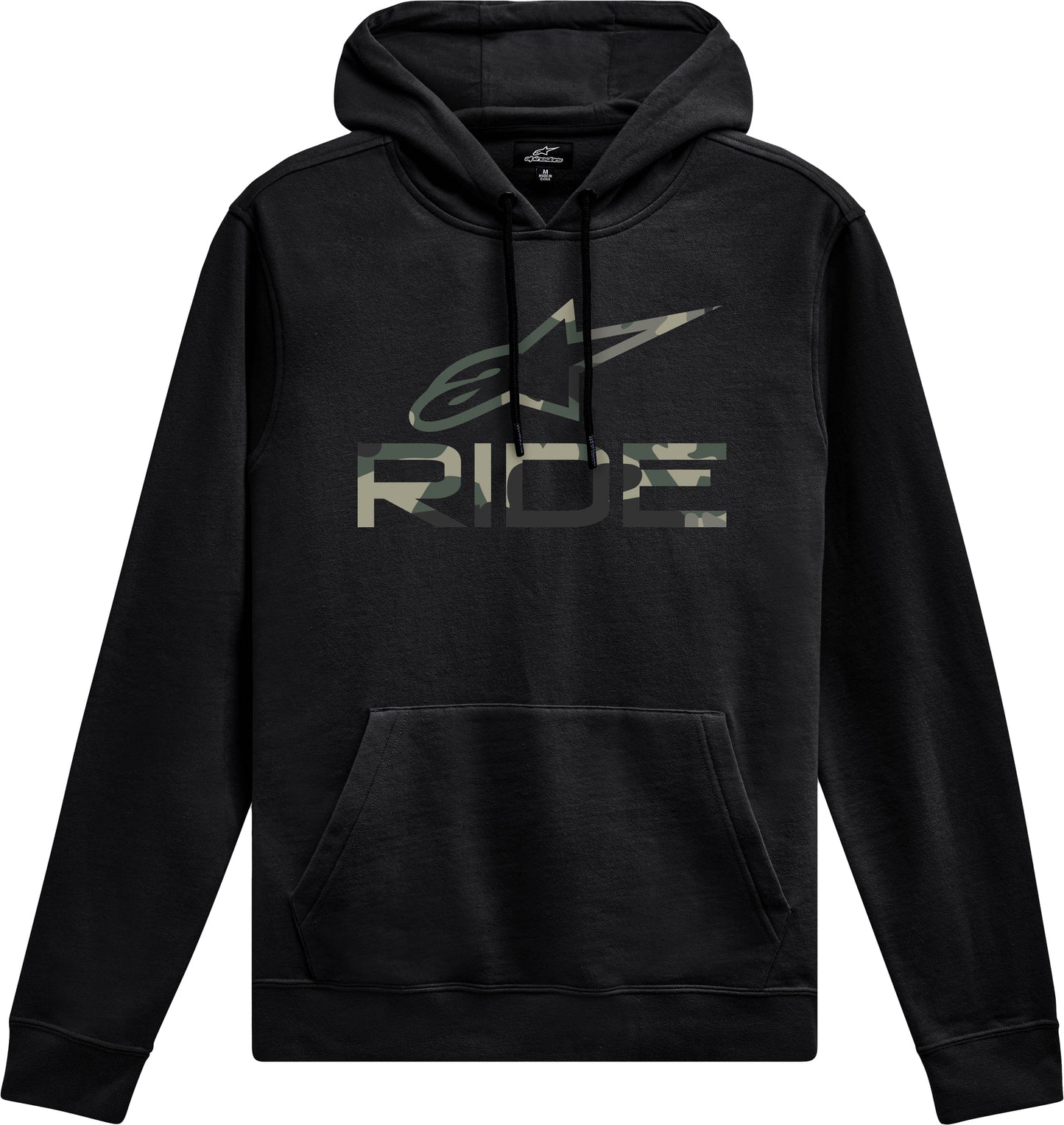 Ride Camo Hoodie V3 Black Lg