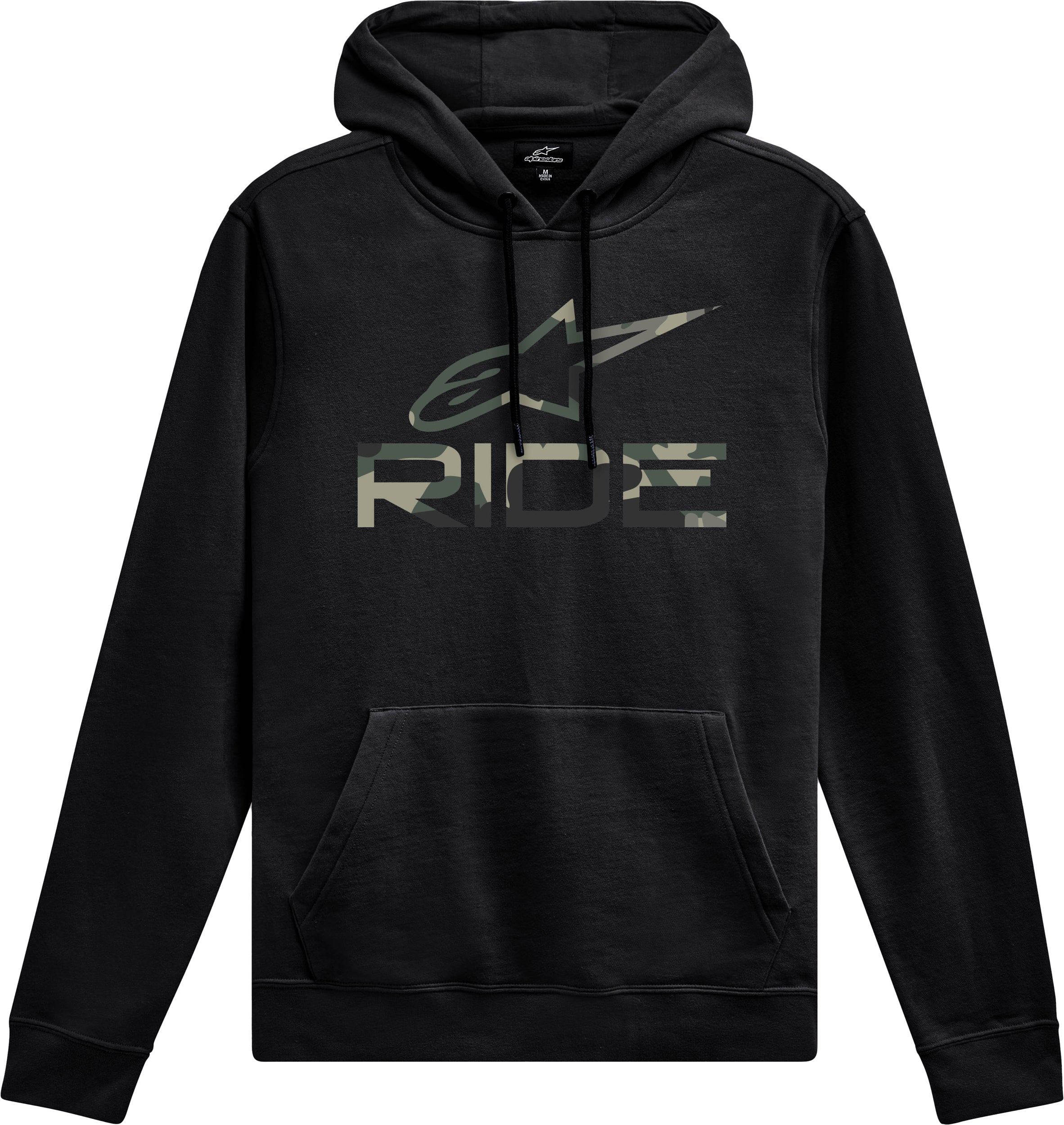 Ride Camo Hoodie V3 Black Md