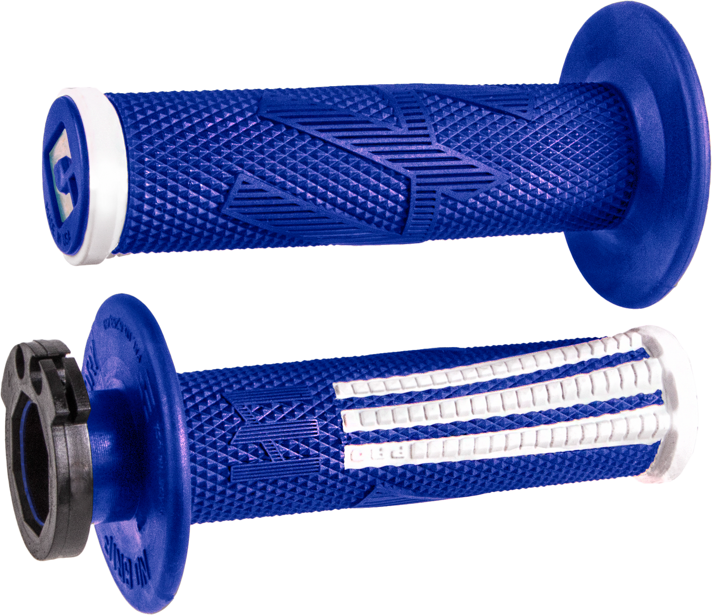 ODI Emig Pro V2 Lock On Grip - Blue/White