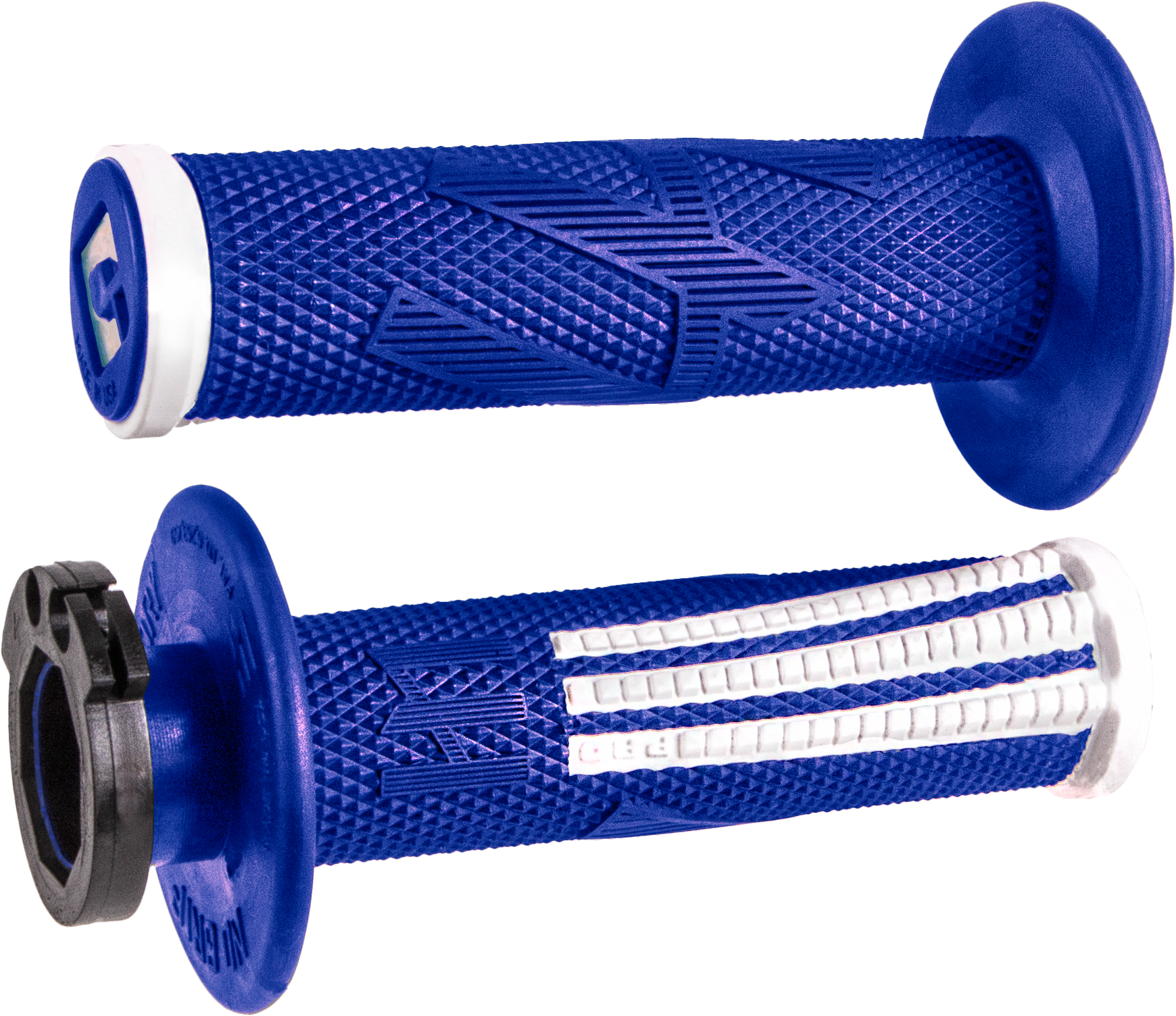 ODI Emig Pro V2 Lock On Grip - Blue/White