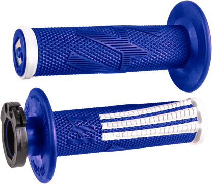 ODI Emig Pro V2 Lock On Grip - Blue/White