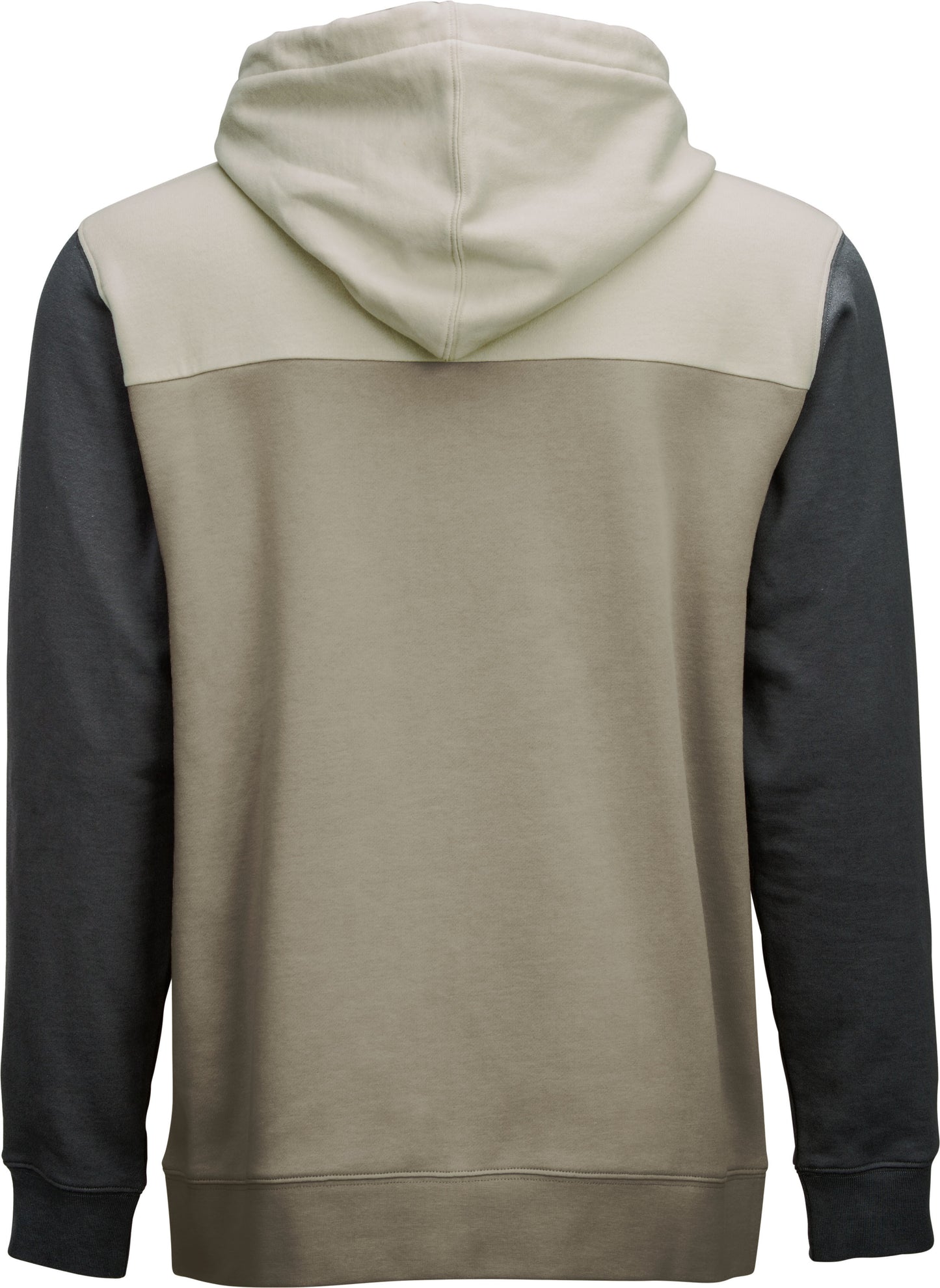 Fly Horizontal Zip Up Hoodie Khaki/Stone/Grey Sm