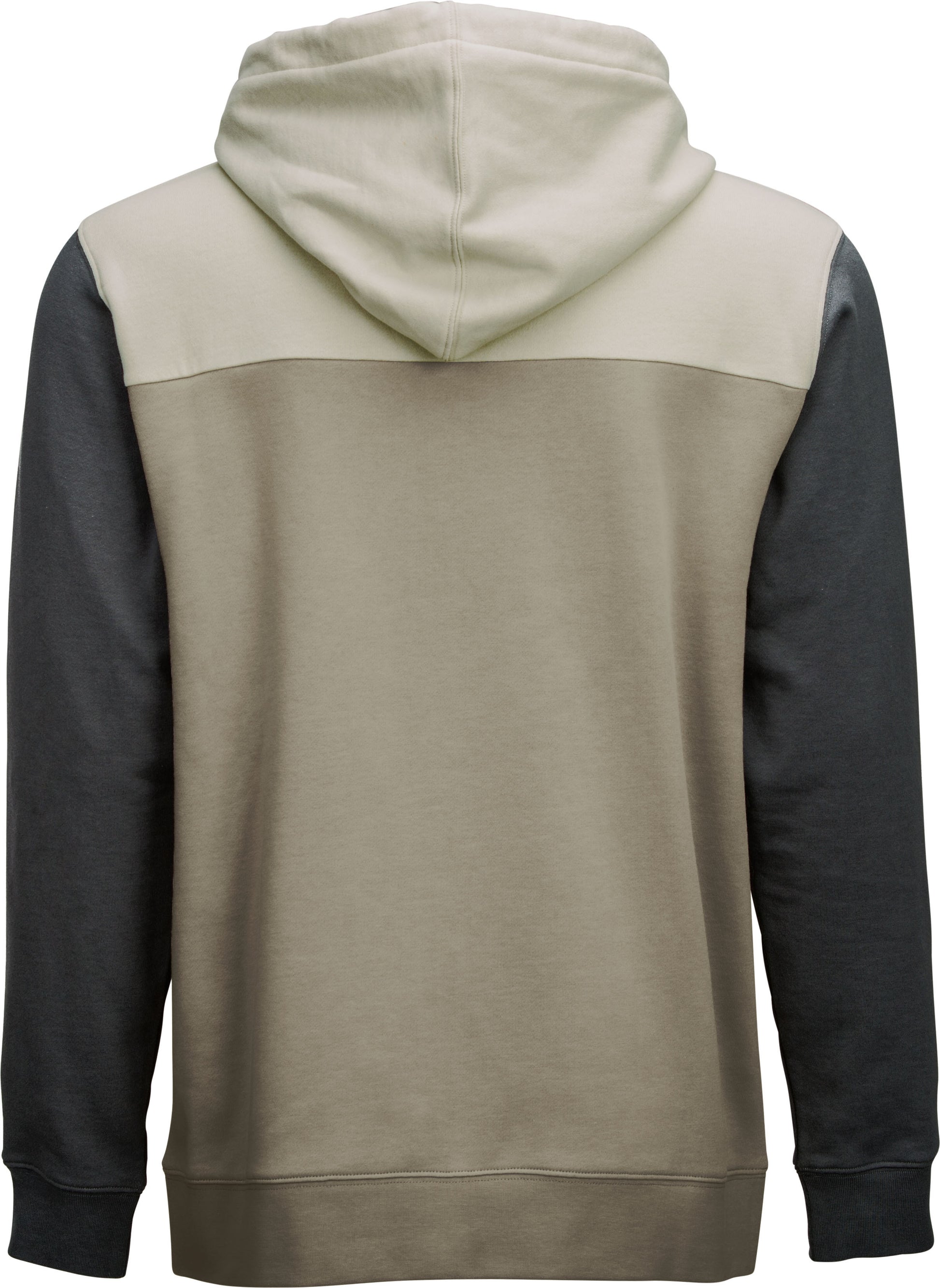 Fly Horizontal Zip Up Hoodie Khaki/Stone/Grey Sm