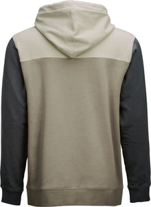Fly Horizontal Zip Up Hoodie Khaki/Stone/Grey Sm