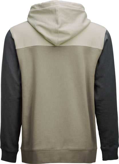 Fly Horizontal Zip Up Hoodie Khaki/Stone/Grey Sm