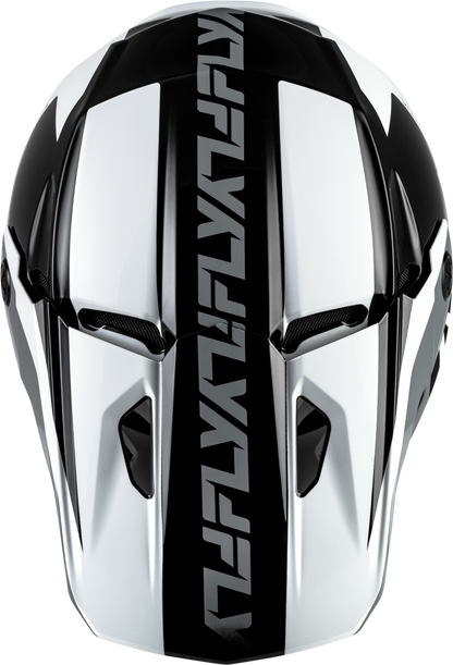 Kinetic Crest Helmet Black/White/Grey Md