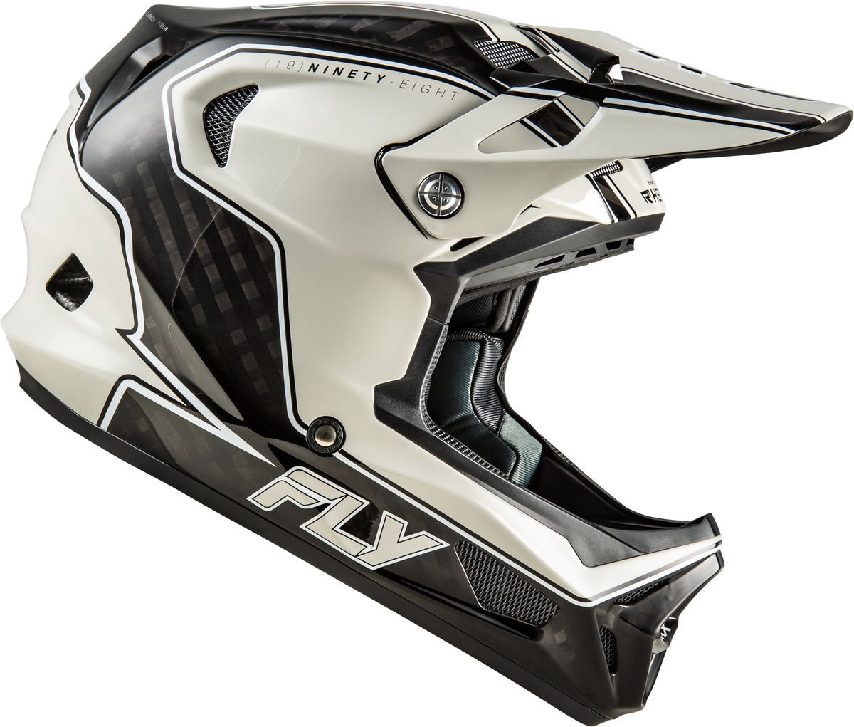 Werx R Flow Carbon Helmet Black Carbon/Grey Xl