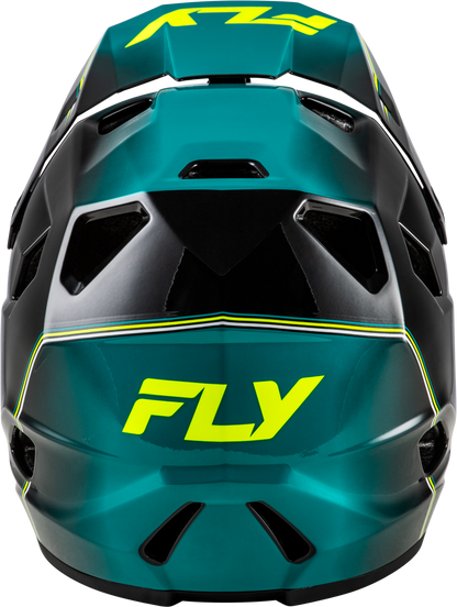 Yth Rayce Repeat Bicycle Hlmt Black/Teal/Hi Vis Ym