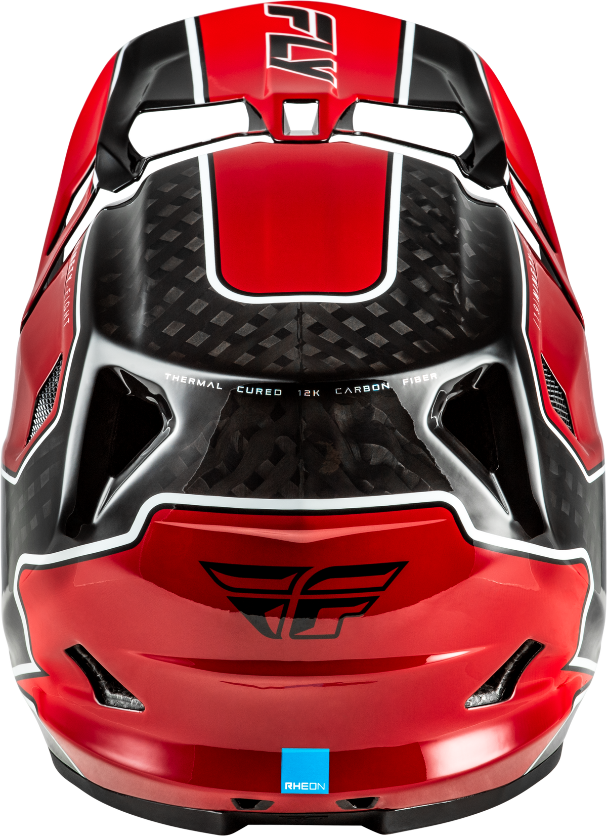 Werx R Flow Carbon Helmet Black Carbon/Red Md