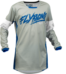 Youth Kinetic Khaos Jersey Light Grey/Blue/White Yx