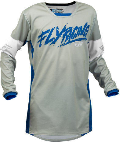Youth Kinetic Khaos Jersey Light Grey/Blue/White Yx