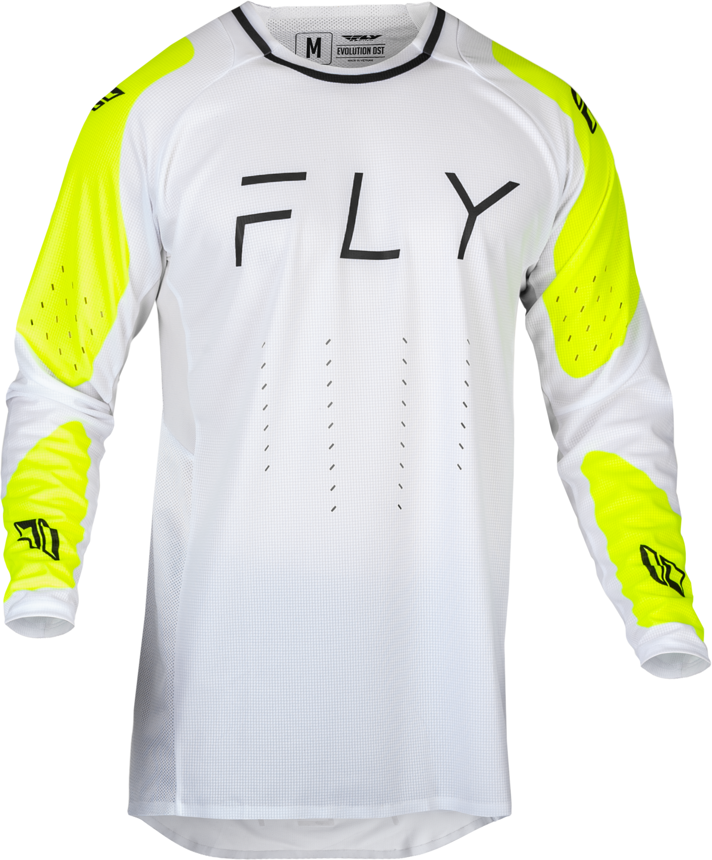 Evolution Dst Jersey White/Hi Vis Xl