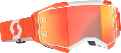 Fury Goggle Orange Orange Chrome Works