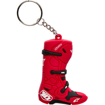 Keychain - Tech 10 Boot - Red