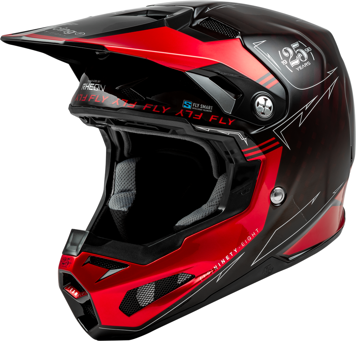 Formula S Carbon Legacy Helmet Red Carbon/Black Xs