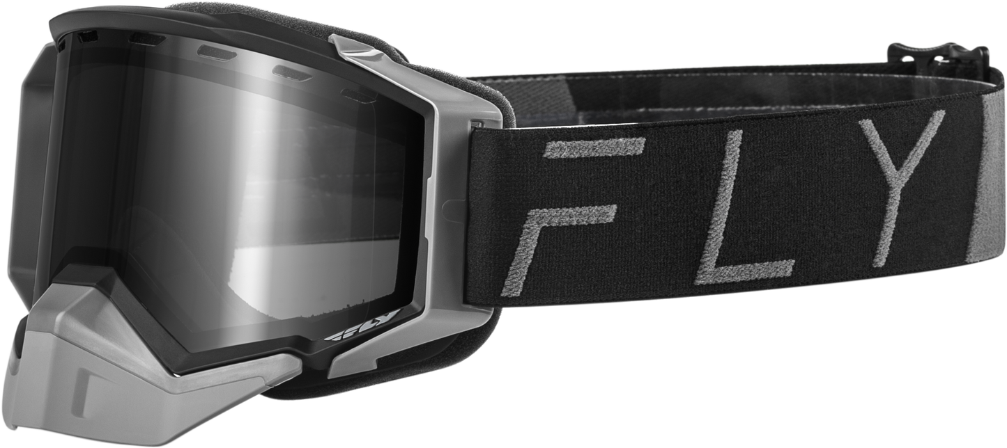 Zone Pro Snow Goggle Black/Gry W/ Polarized Smoke Lens