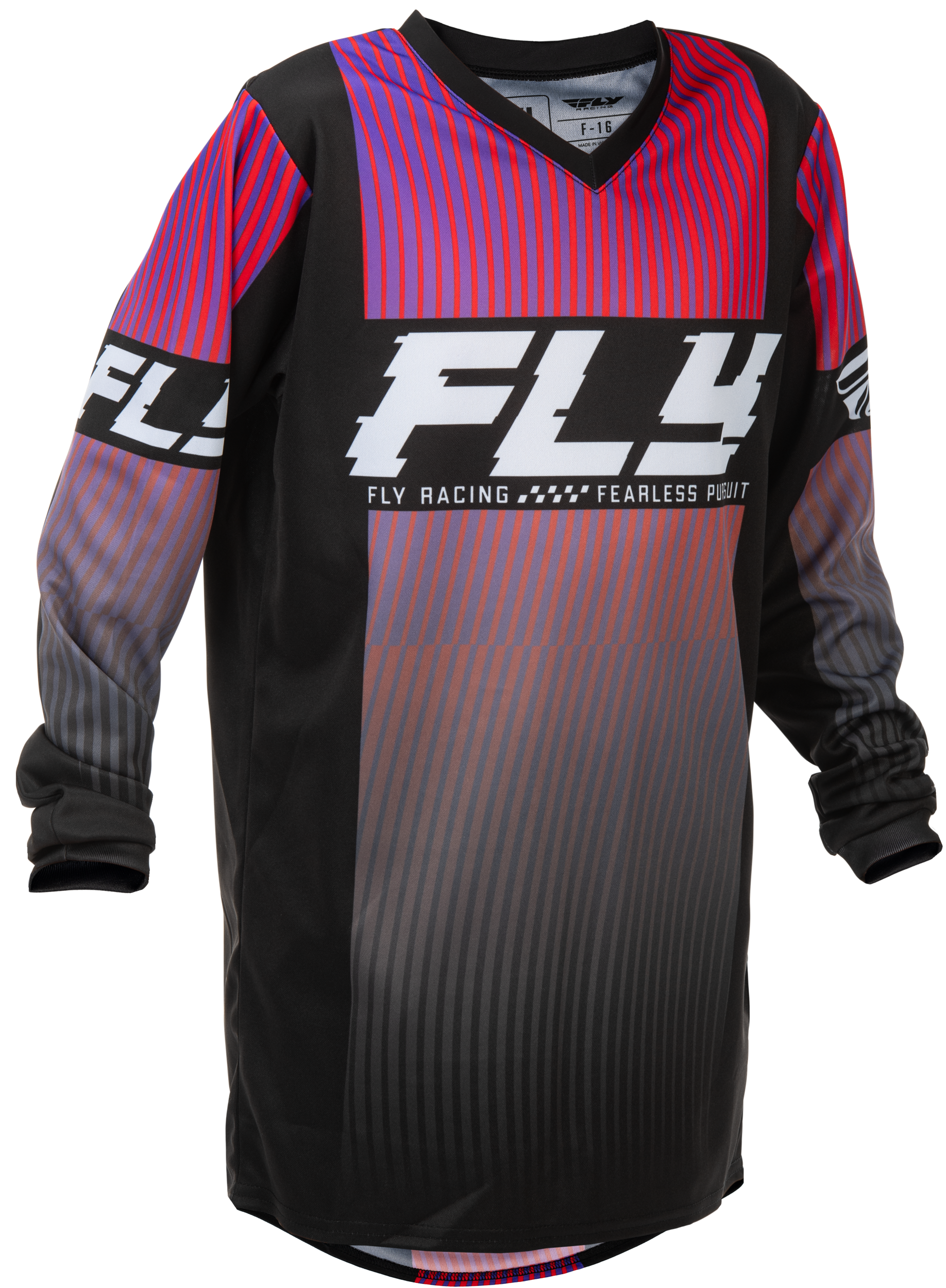 Youth F 16 Jersey Black/Red/Purple Ys
