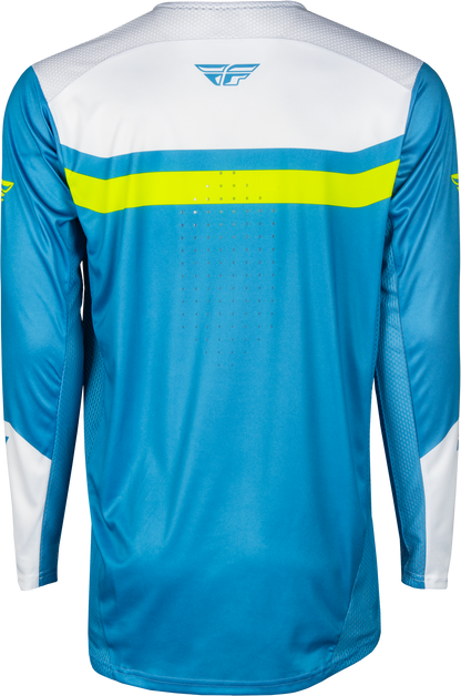 Rayce Bicycle Jersey Blue/White/Lime Green 2x