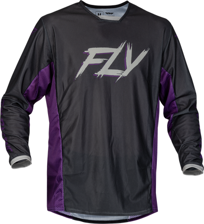 Kinetic Mesh Rave Jersey Black/Purple/Silver Sm