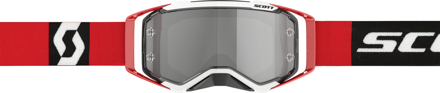 Prospect Goggle Red/Black Silver Chrome Works