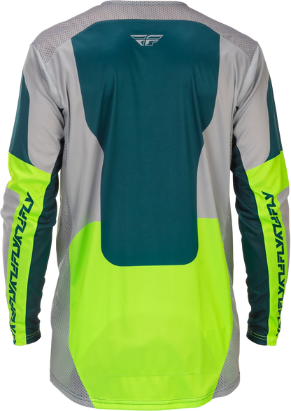 Lite Jersey Grey/Lime/Teal Lg