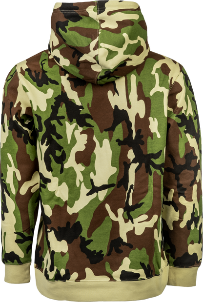 Fly Trademark Hoodie Army Camo Sm
