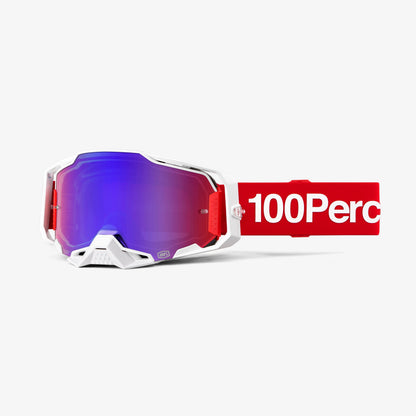 100% Armega Goggle - Corbin Mirror Red/Blue