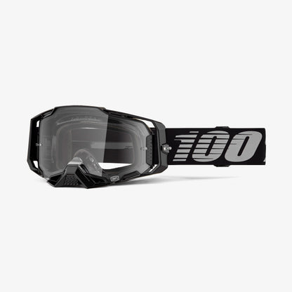 100% Armega Goggle - Black Clear