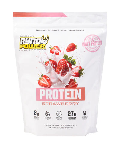 Strawberry Whey Protein Powder 2lb (20 Serv)