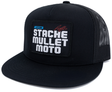Stache Mullet Moto 2fifty Hat Black