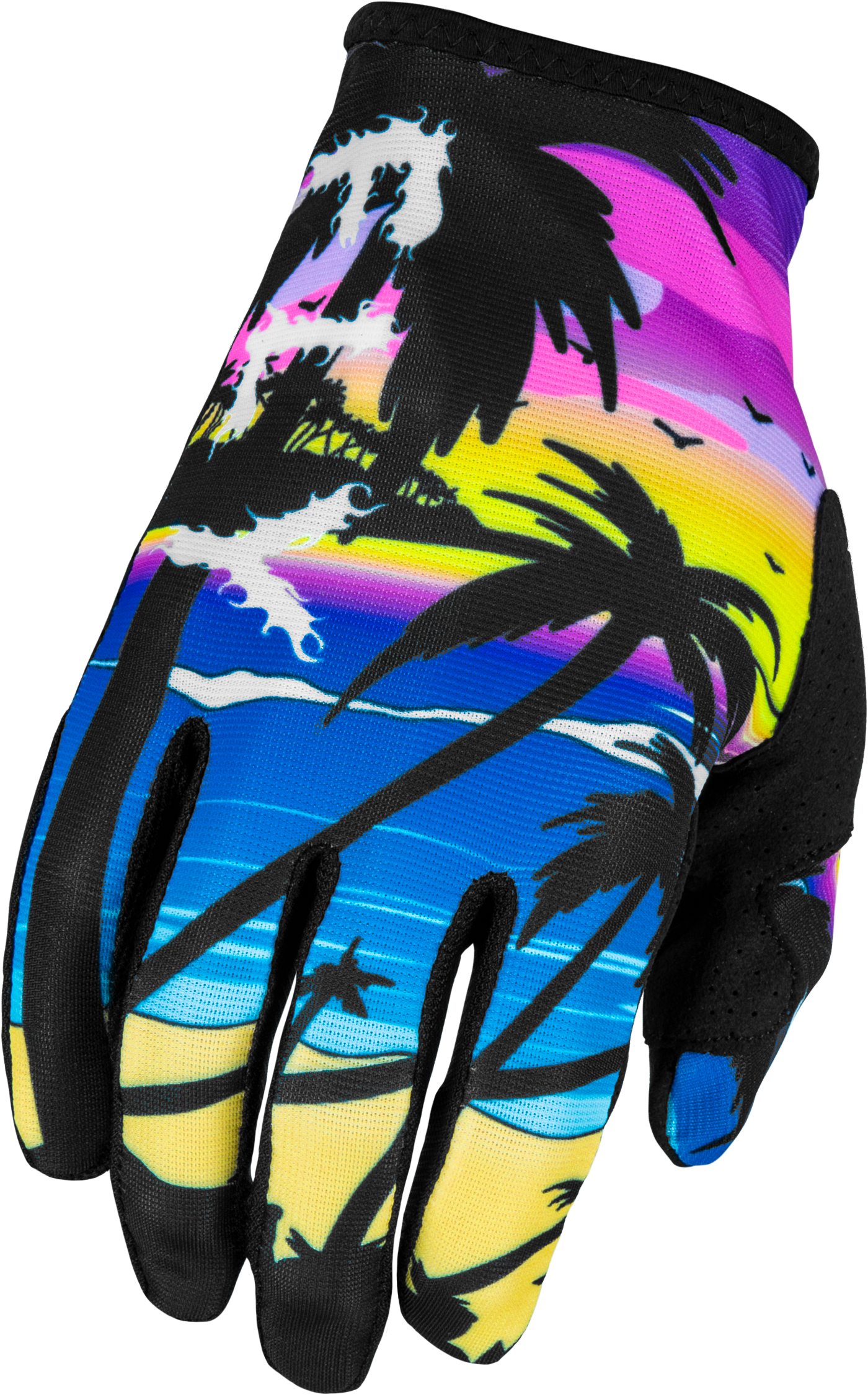 Youth Lite Malibu Gloves Pink/Blue/Sand Yl