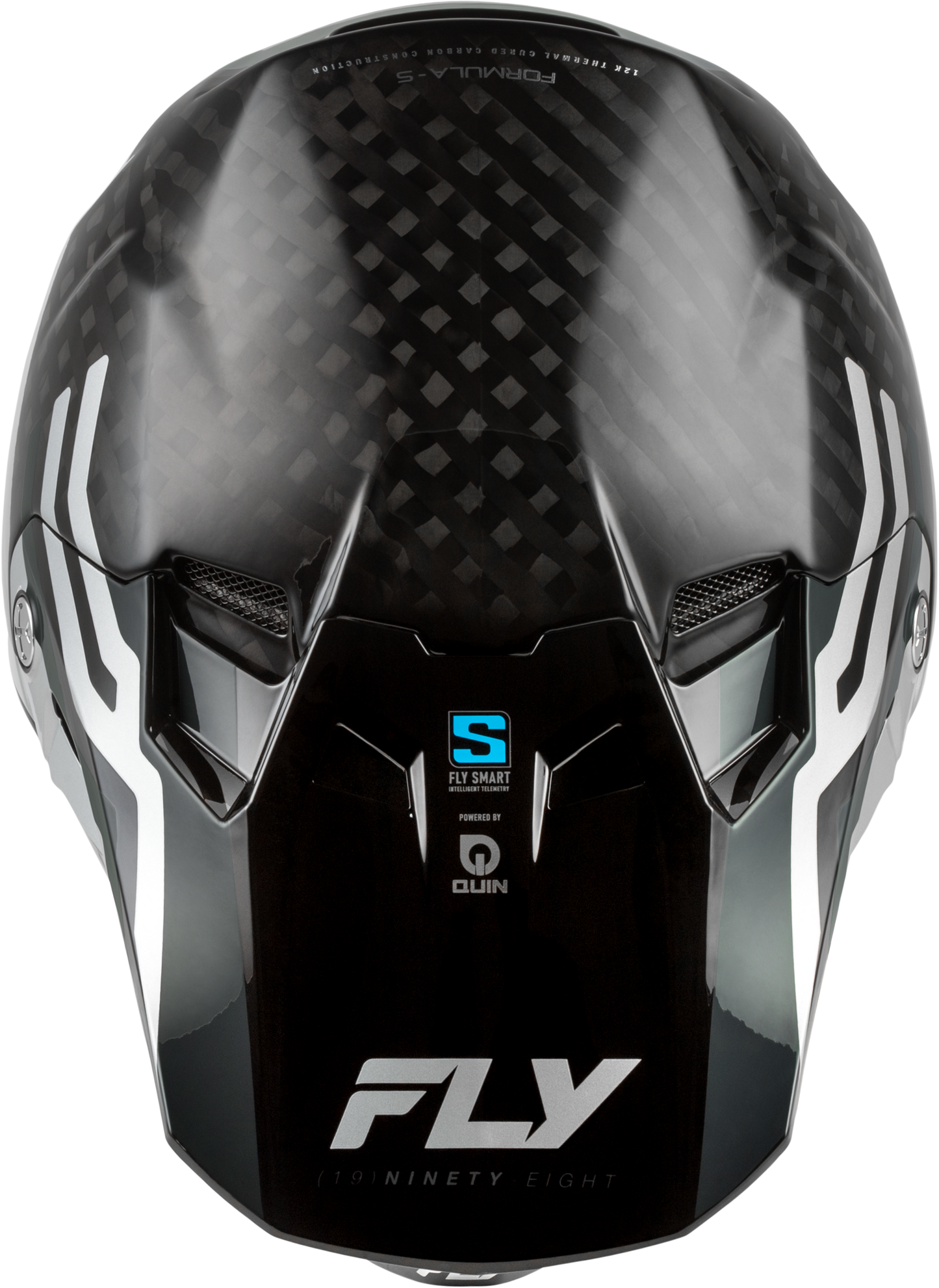Formula S Carbon Byte Helmet Black Carbon/Grey/Silver 2x