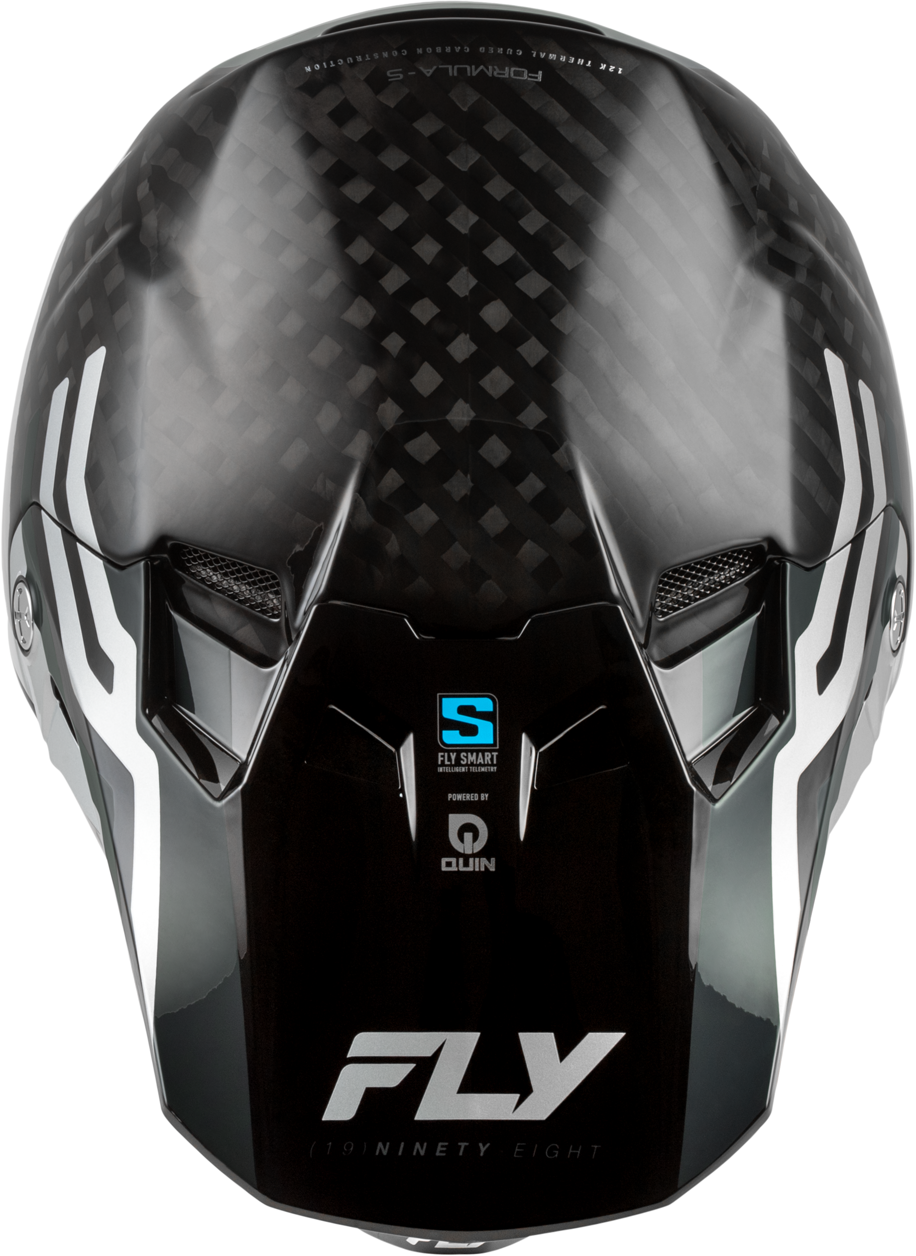 Formula S Carbon Byte Helmet Black Carbon/Grey/Silver 2x