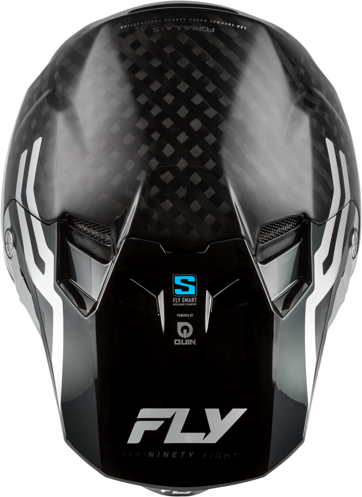Formula S Carbon Byte Helmet Black Carbon/Grey/Silver Xs