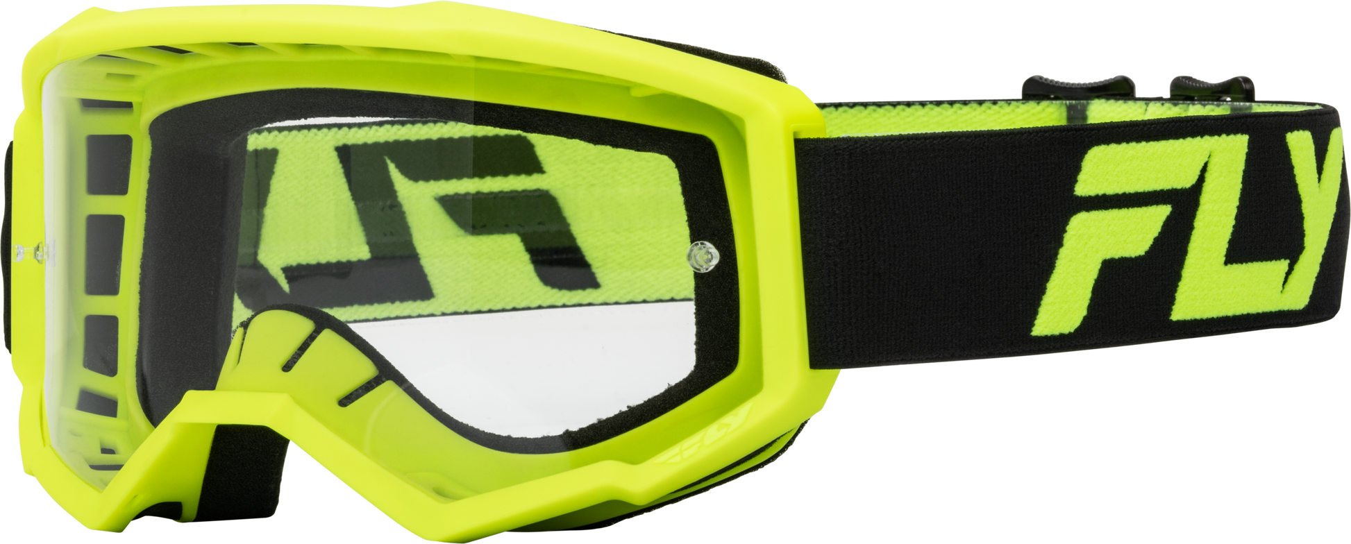Focus Goggle Black/Hi Vis W/ Clear Lens