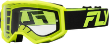 Focus Goggle Black/Hi Vis W/ Clear Lens