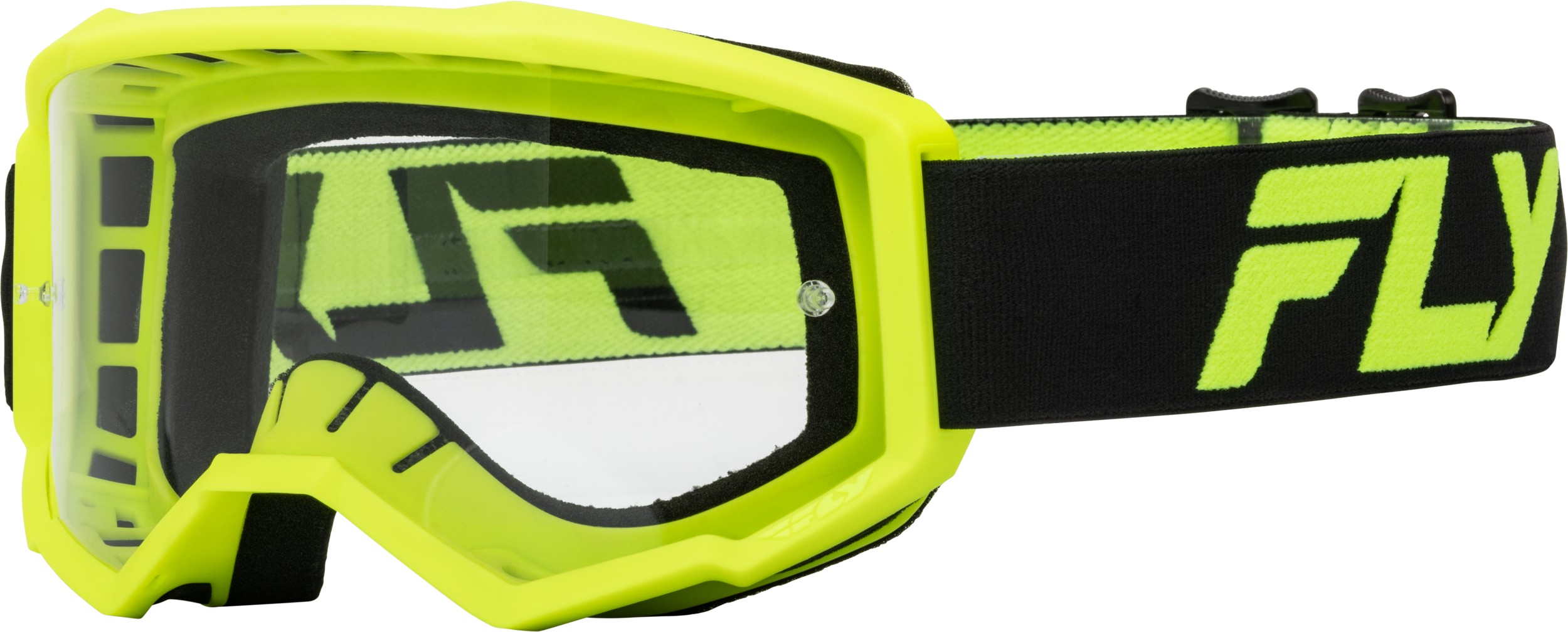 Focus Goggle Black/Hi Vis W/ Clear Lens