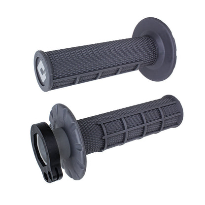 ODI Half Waffle Lock On Grip - Graphite