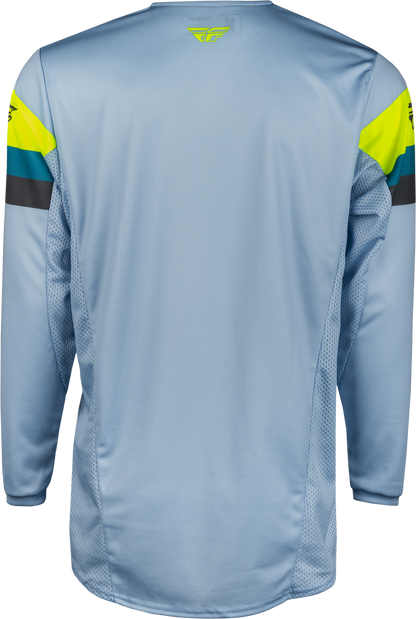 Youth Kinetic Prix Jersey Ice Grey/Charcoal/Hi Vis Ym